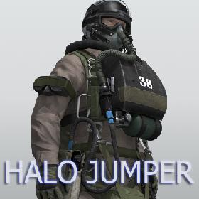 US Navy SEAL HALO (High Altitude-Low Opening) Jumper